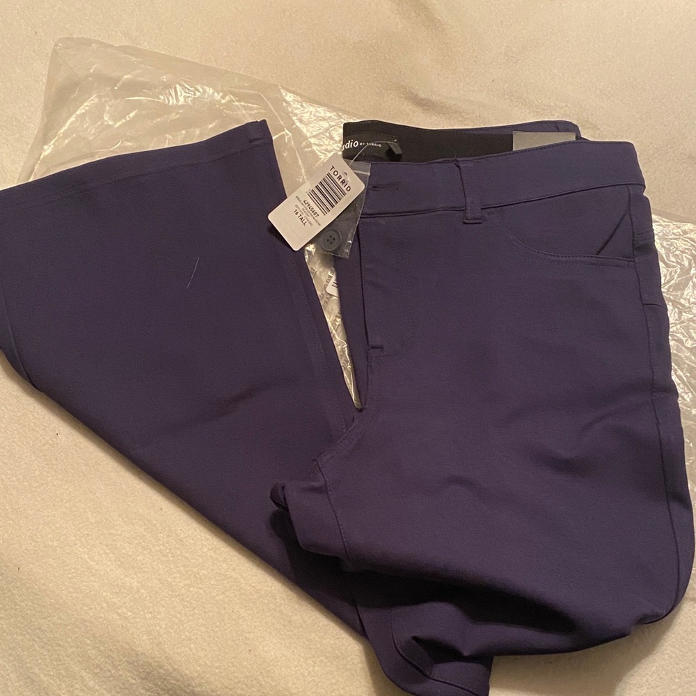 Torrid Women’s Deep Blue Boot Cut Ponte High Rise Pant